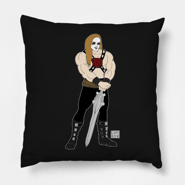 METAL-MAN Pillow by Shall1983