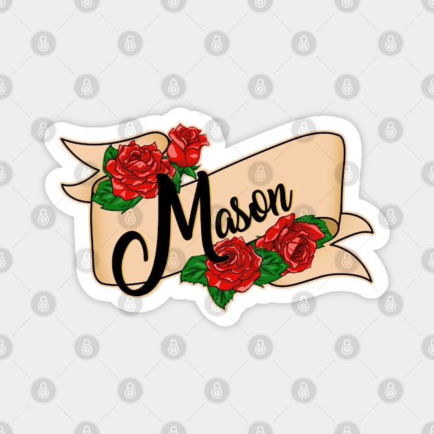 Mason and Roses Gift Shop Magnet by jeric020290