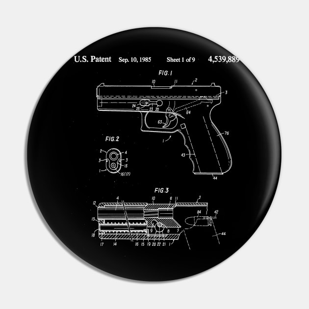 Glock Patent Design Pin by DennisMcCarson