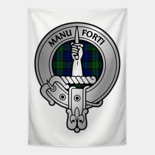 Clan MacKay Crest & Tartan Tapestry