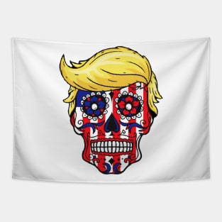 Trump Sugar Skull Tapestry