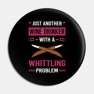 Wine Drinker Whittling Pin