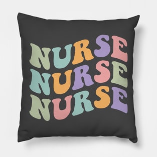 Groovy Nurse Design Pillow