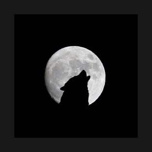Lonely Wolf Howling T-Shirt