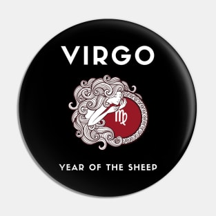 VIRGO / Year of the SHEEP Pin