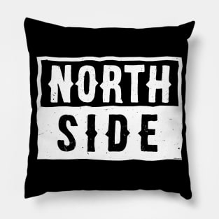 North Side (white - worn) [Rx-Tp] Pillow