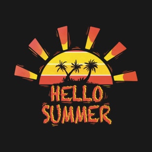 Hello summer happy last day of school teacher student T-Shirt