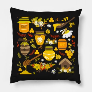 Honey Bees Pillow