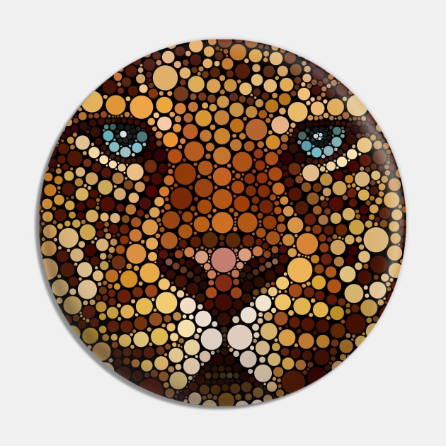 Leopard Pin by benheineart