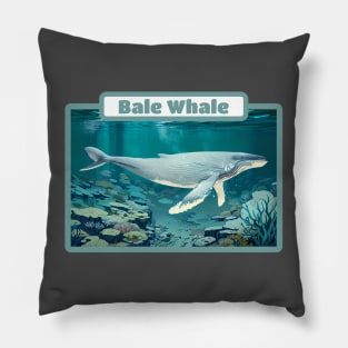 Whale Bale Pillow