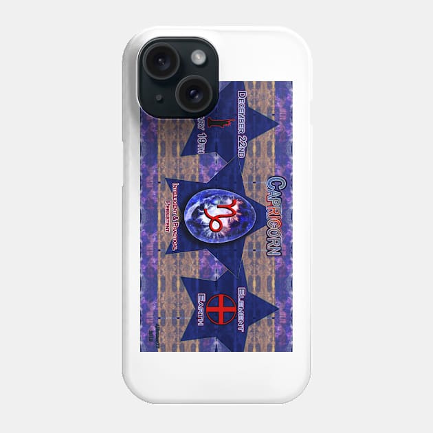 Zodi-Egg Capricorn with background v1 Phone Case by ajbruner77