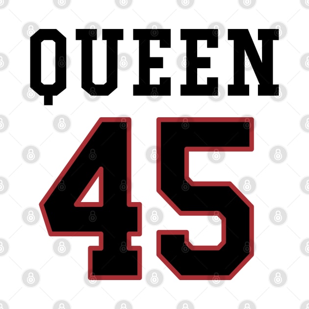 45th Birthday Gift Slab Queen 45 by Havous