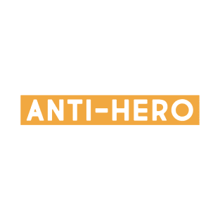 Anti-hero (mustard & white) T-Shirt