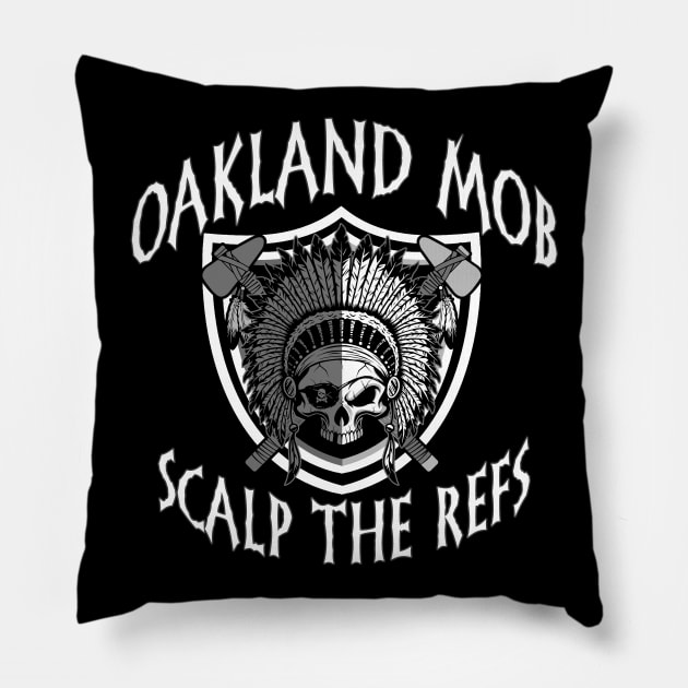 OAKLAND 19B (Warrior 2) Pillow by GardenOfNightmares