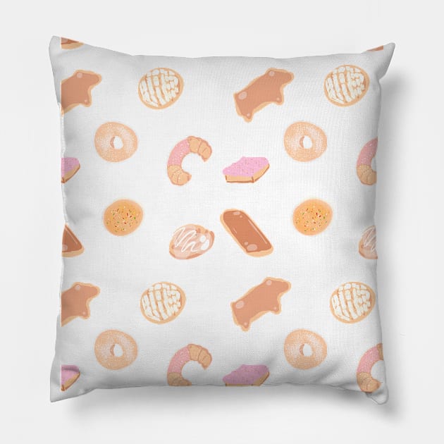 Pan dulce love Pillow by JustNadia