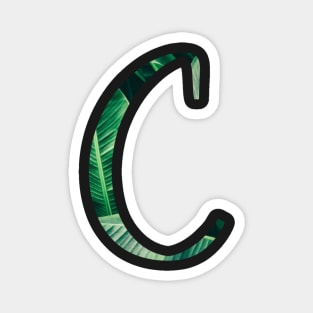 C initial cursive Magnet