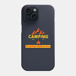 Camping T-Shirt Phone Case