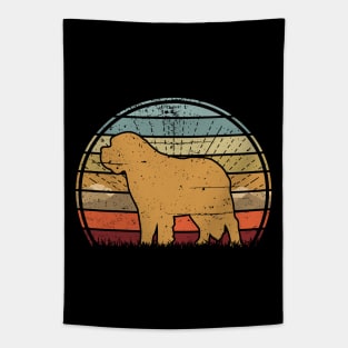 Golden Retriever Sunset Tapestry