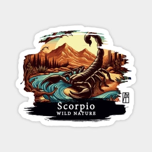 Scorpio - WILD NATURE - SCORPIO -2 Magnet