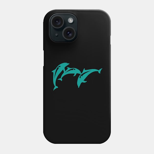 Lovely dolphins Phone Case by halazidan
