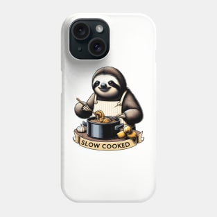 Slow cooked - sloth is a great chef Phone Case