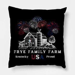 4th of July on the Farm Pillow