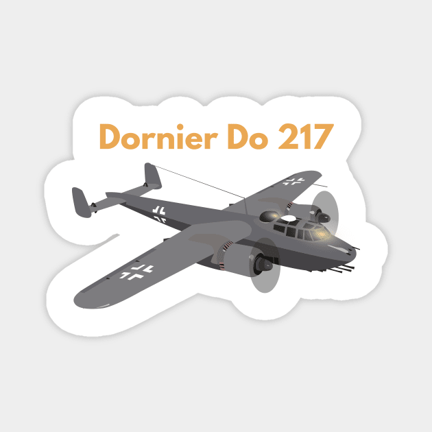 Dornier Do 217 German WW2 Airplane Magnet by NorseTech