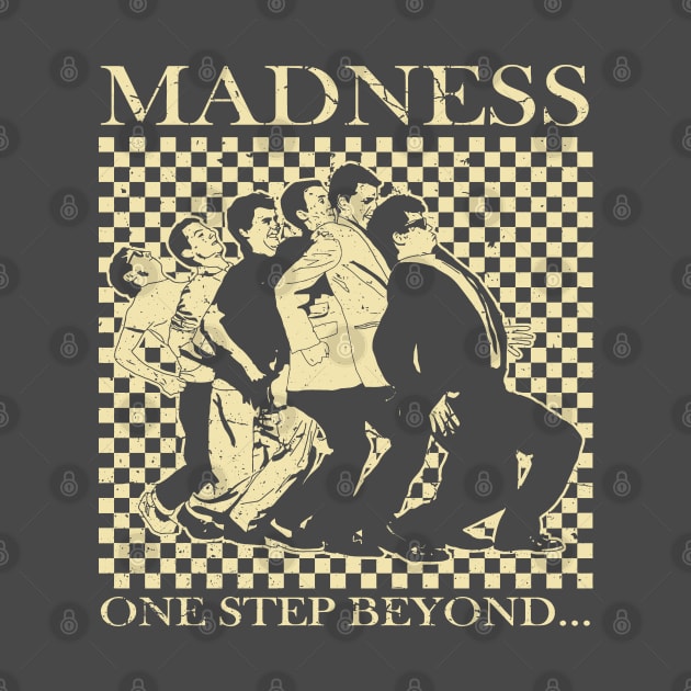 Madness - Retro Checkerboard Cream by Skate Merch