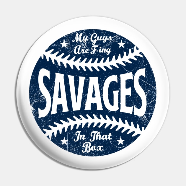 New York Savages - White Pin by KFig21