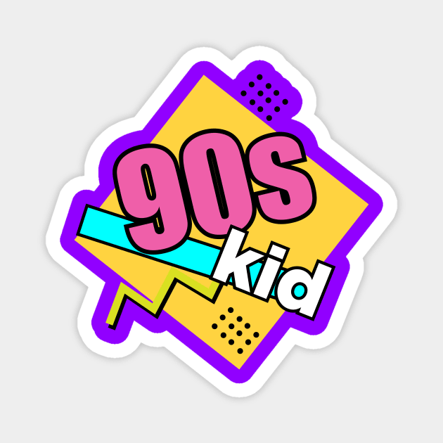 90s kid retro funny quotes Magnet by carolsalazar