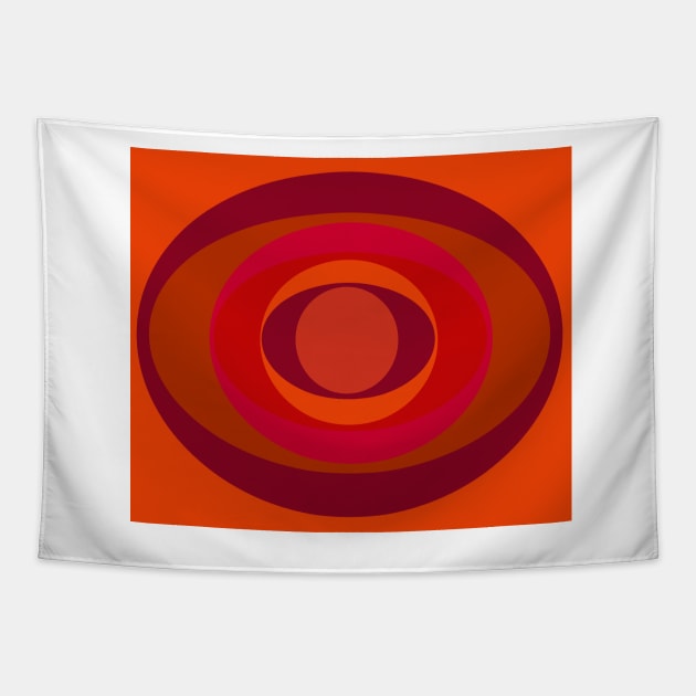 Extra Burnt Orange Tapestry by Goodlucklara