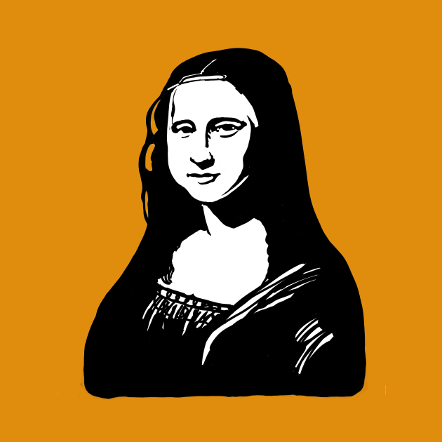 Mona Lisa Illustration by CatsandBats