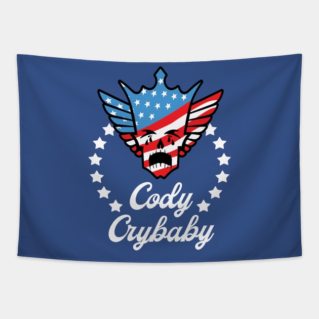 Cody Crybaby Tapestry by Meat Beat