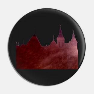 Polish Church Silhouette Pin