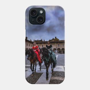 Medieval Historical Architecture Costume Dames Italy Phone Case