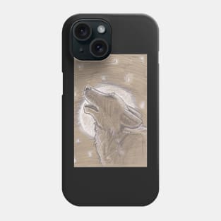 Howling At The Moon Phone Case