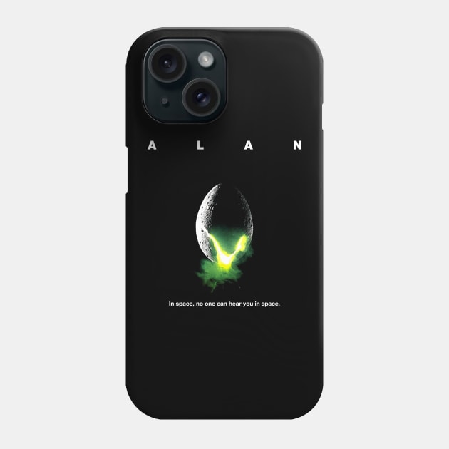 ALAN shirt - Alien Phone Case by scottgarland