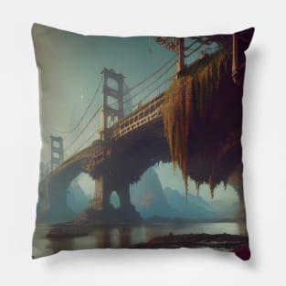 Under the bridge Pillow