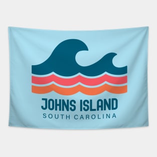 Johns Island South Carolina Vintage Wave Tapestry