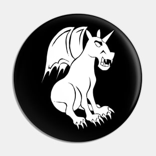 Gargoyle Unicorn Pin