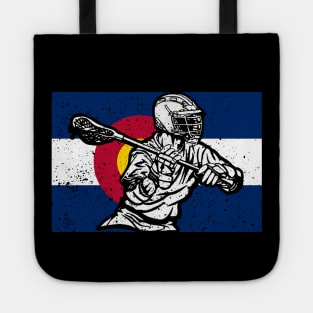 Lacrosse Colorado Flag Tote