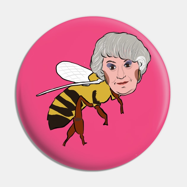 Bee Arthur Pin by PlasticandPlush