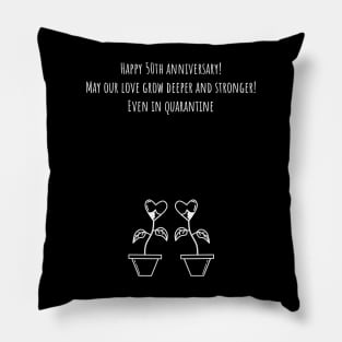 Happy 50th anniversary Pillow