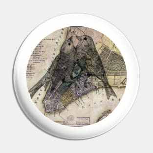 New York City Birds Map Pin