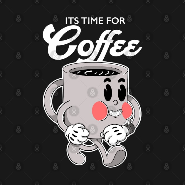 Its Time for Coffee by Artthree Studio