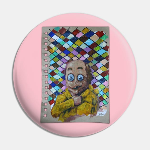 Duck Goblin 2 | DuckMan Yellow Raincoat Goblin | Lowbrow Pop Surreal Art | Horror Masterpiece | Original Oil Painting By Tyler Tilley Pin by Tiger Picasso