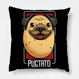 Pugtato - Cute Potato Pug Dog Vegetable Pillow