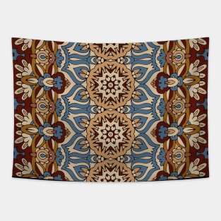 Boho Style Abstract Festive Mandala Pattern Tapestry