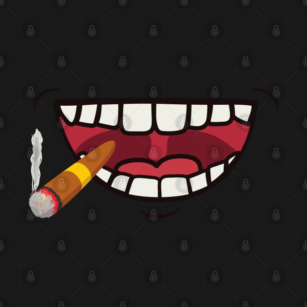 Cartoon Cigar Mouth by Onceer