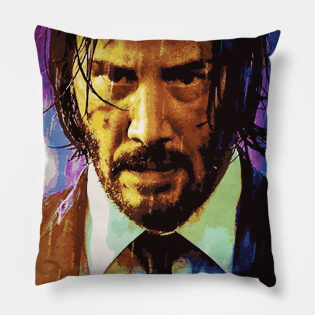 John Wick parabellum Pillow by Durro